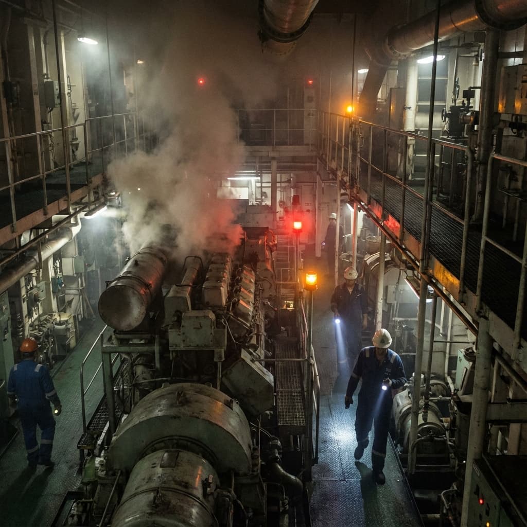 Crankcase Explosion in Malacca Strait